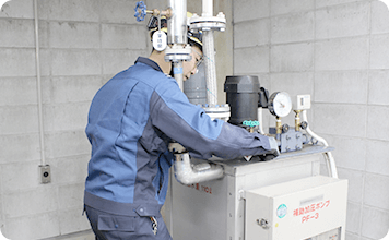 現場作業の様子