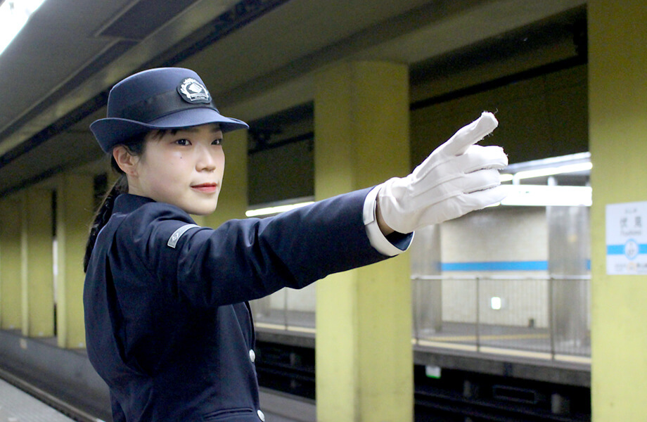 駅務員の写真