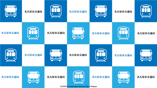 バーチャル背景見本(記者会見背景風)