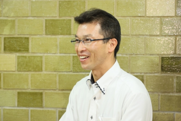 インタビューの様子