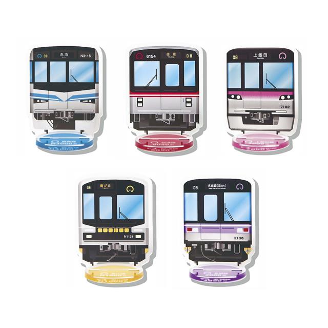名古屋市交通局 鉄道標識 セット 名古屋市交通局の車両銘板 市バスエンブレム 交通局オリジナル「電車型アクリルスタンド」の販売について | 交通局