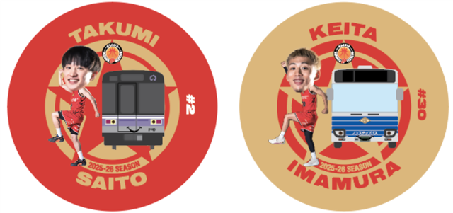 限定コラボ缶バッジデザイン