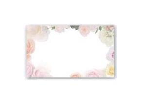 メッセージカードバラの画像